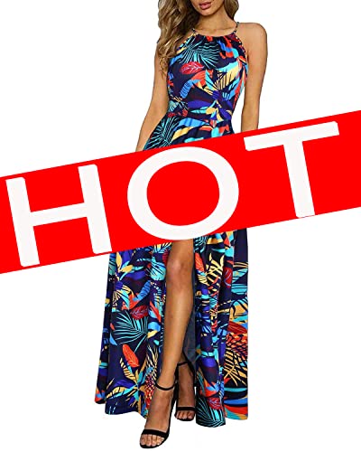 Navy Colorful Leaf Floral