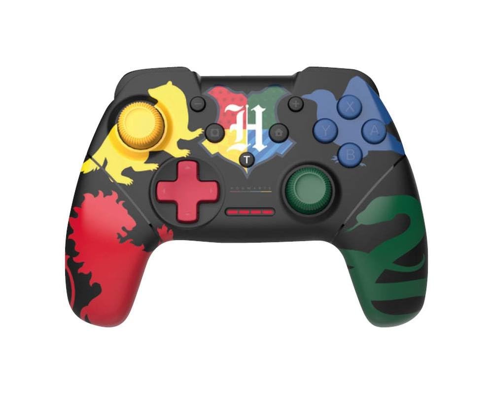 Harry Potter Wireless Controller - Freaks and Geeks Edition with 4 Hogwarts House Designs | Perfect for Gaming, Collecting, and Harry Potter Fan Gifts