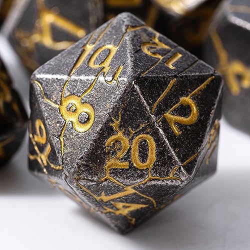 Distressed Iron Gold Crack