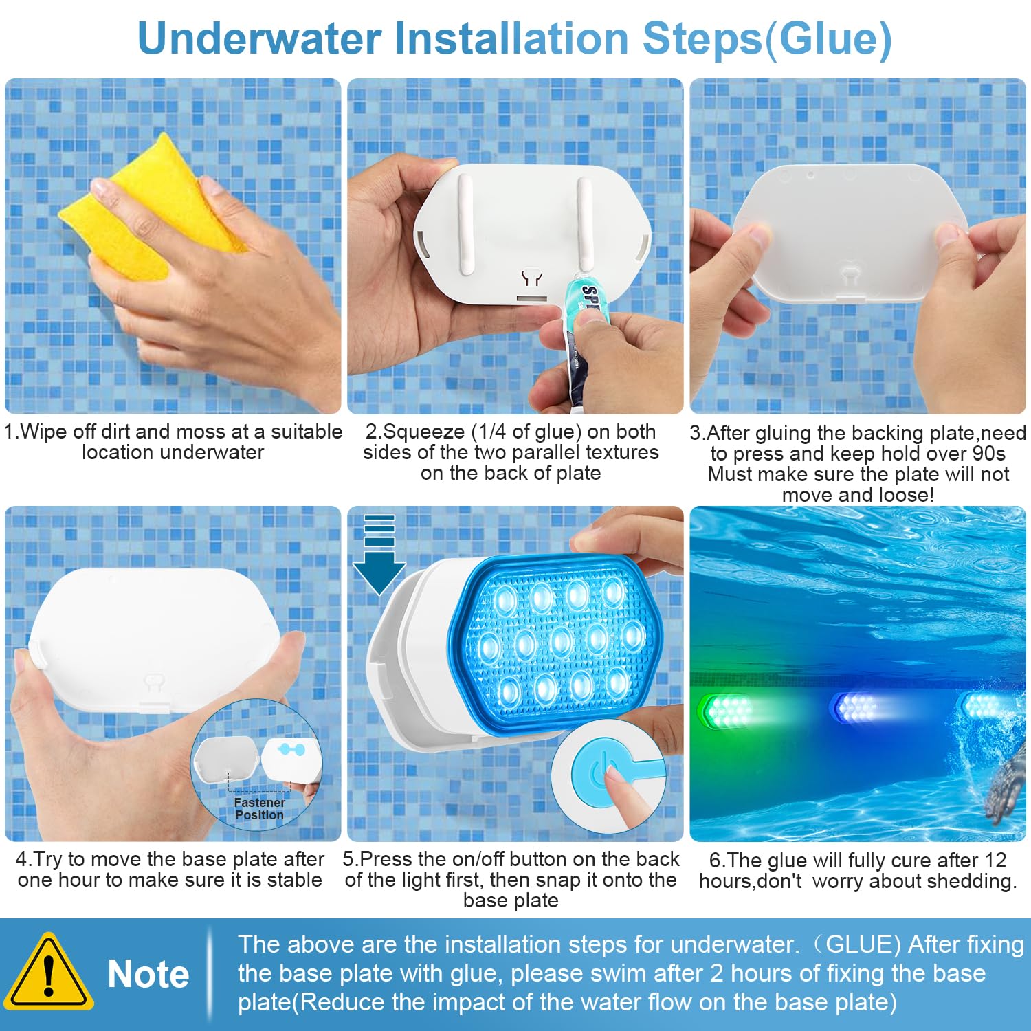 Rechargeable Submersible LED Pool Lights - 16 Color Chase Mode, IP68 Waterproof, Floating Lights with Remote (4 Pack) | Perfect for Inground Pools, Hot Tubs, and Backyard Water Features