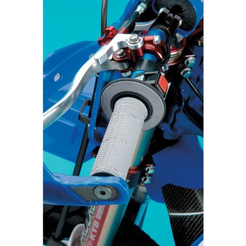 Renthal Dual Compound Half Waffle Grips - Motorcycle & ATV Handlebar Grips for Off-Road & MX Racing - Enhanced Grip & Comfort for Dirt Bikes, ATVs, UTVs