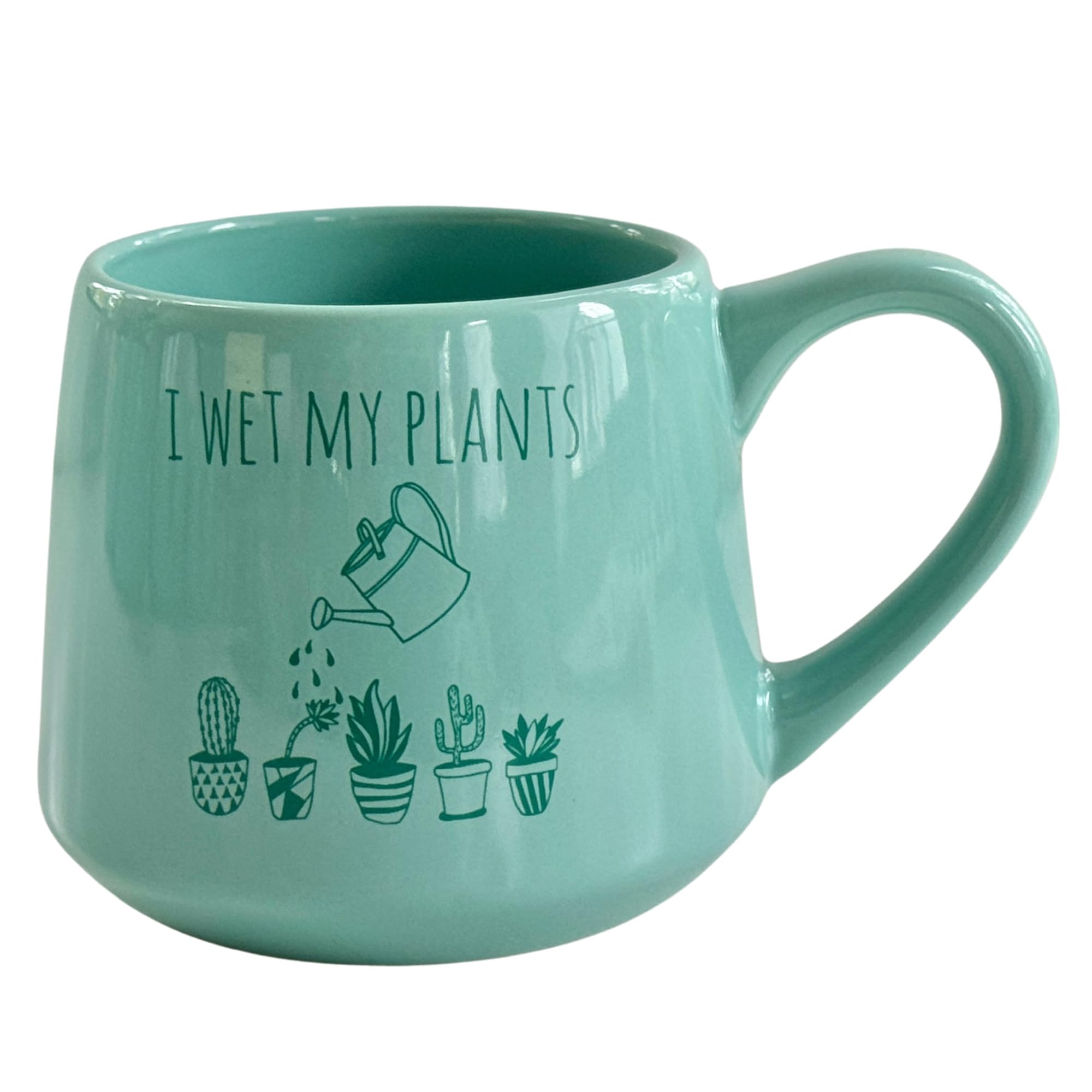 Moonlight Makers I Wet My Plants 16oz Ceramic Coffee Mug - Funny Novelty Cup for Plant Lovers, Perfect Gift for Women & Coffee Enthusiasts - Ideal for Home, Office Use or Fall Tea/Coffee Drinking