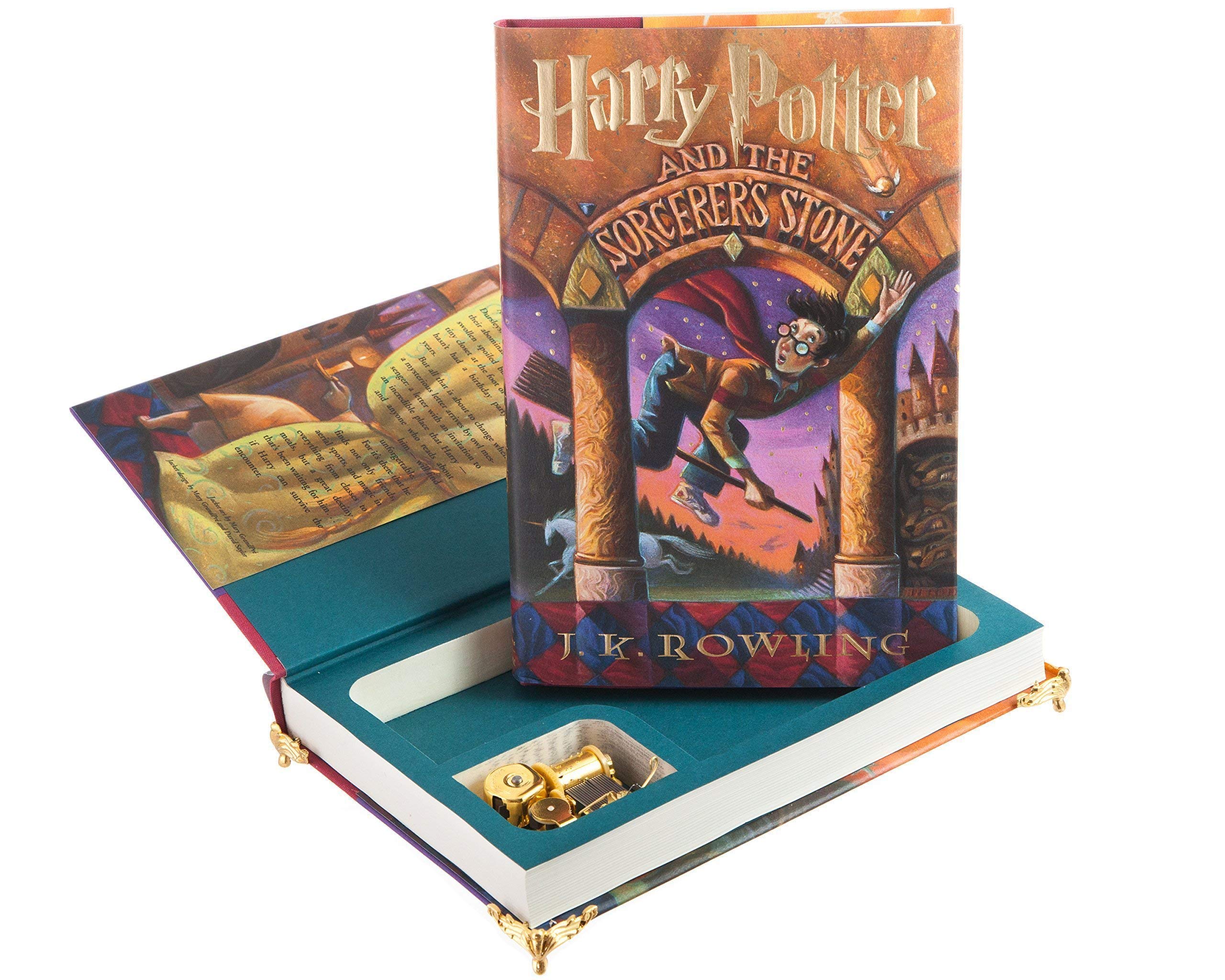 Harry Potter Music Box Book - Magical Gift for Fans, Collectors & Christmas Presents | Perfect for Home Decor, Party Favors & Special Occasions