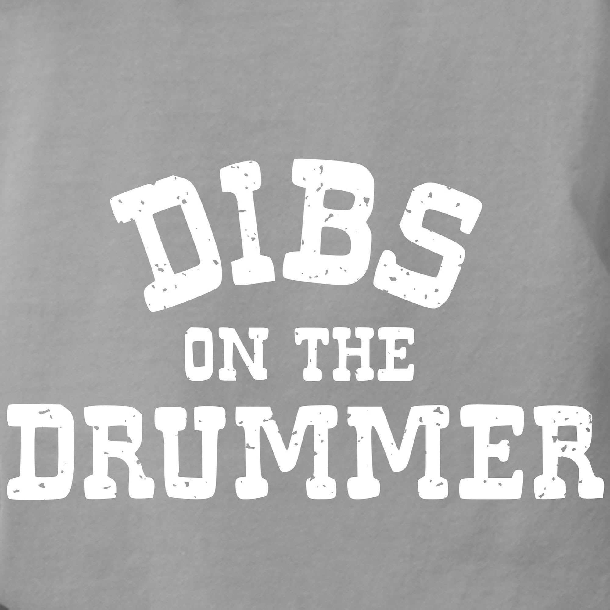 Dibs On The Drummer Women's T-Shirt - Soft Comfort Colors Tee for Female Musicians & Band Fans | Perfect for Concerts, Rehearsals & Music Lovers