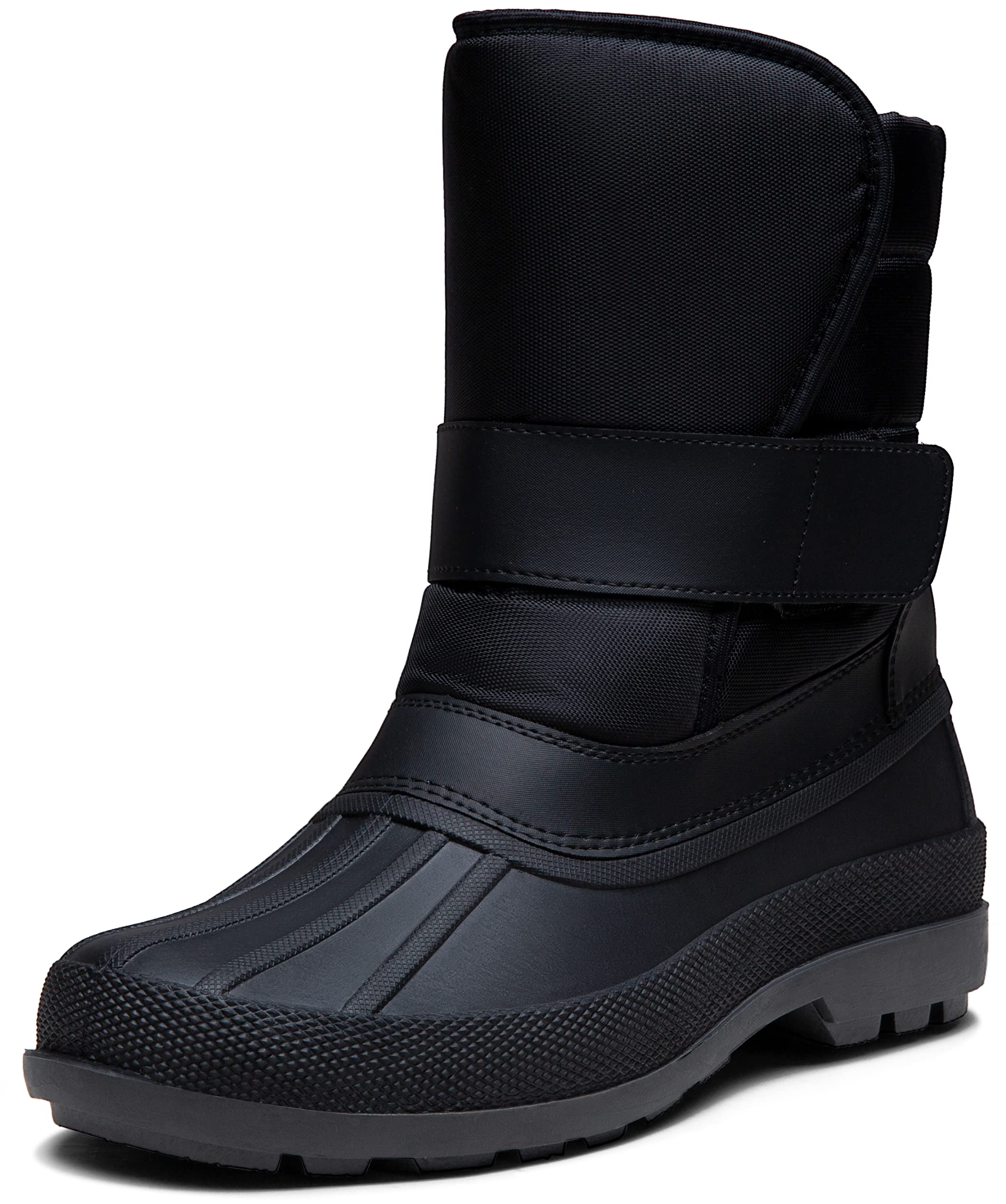 Jousen Men's Winter Boots - Lightweight Waterproof Snow Boots with Fur Lining for Warmth | Hiking, Snowshoeing & Cold Weather Outdoor Activities