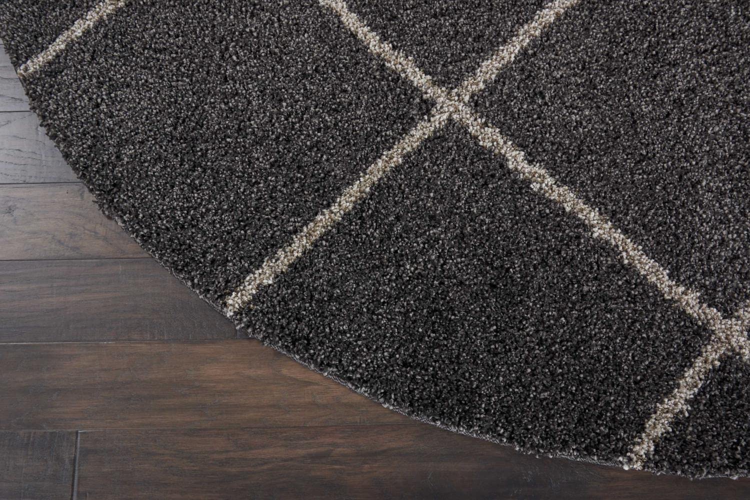 Nourison Brisbane Shag Charcoal 8'2