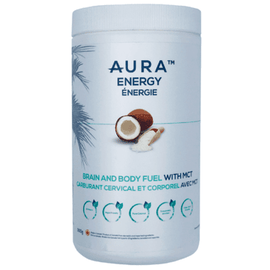 Aura Energy Brain and Body Fuel with MCT Oil - 300g for Enhanced Focus, Mental Clarity & Physical Performance - Perfect for Workouts, Studying & Busy Lifestyles