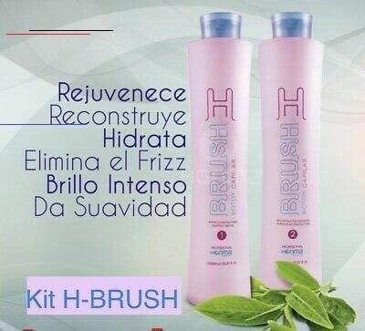 Brazilian Keratin Hair Treatment Brush - H-Brush Btox Honma Tokyo 2L | Professional Straightening & Smoothing System | 100% Straight Hair with Volume Control | Includes $30 Free Gifts | Perfect for Salon-Quality Hair at Home or Professional Styling