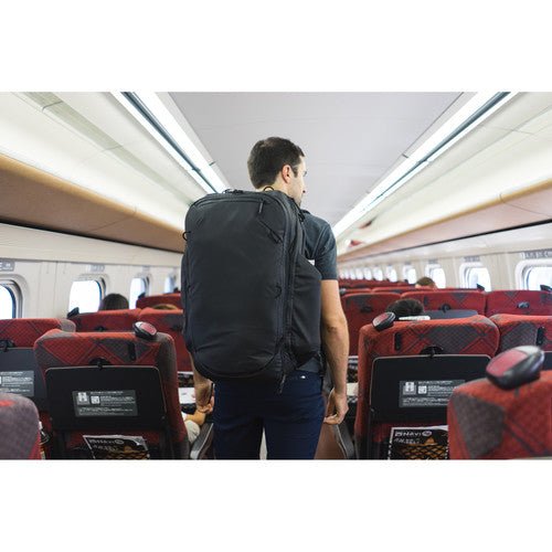 Peak Design 45L Travel Backpack - Waterproof Hiking Backpack for Men & Women - Durable Carry-On Backpack for Air Travel, Camping & Outdoor Adventures (Black)