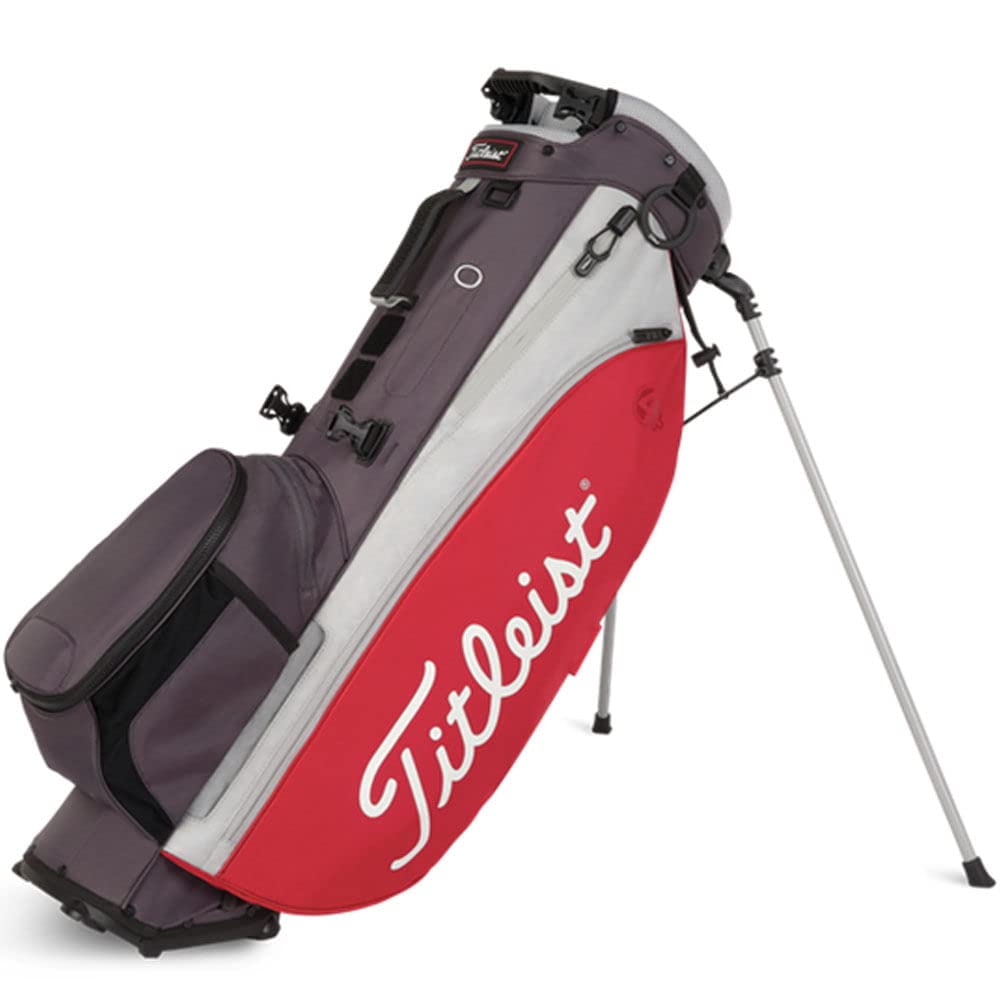 Titleist Players 4 Plus Stand Golf Bag - Lightweight Premium Golf Stand Bag with 4-Way Top, Comfortable Dual Strap - Perfect for Golfers, Driving Range & Course Play