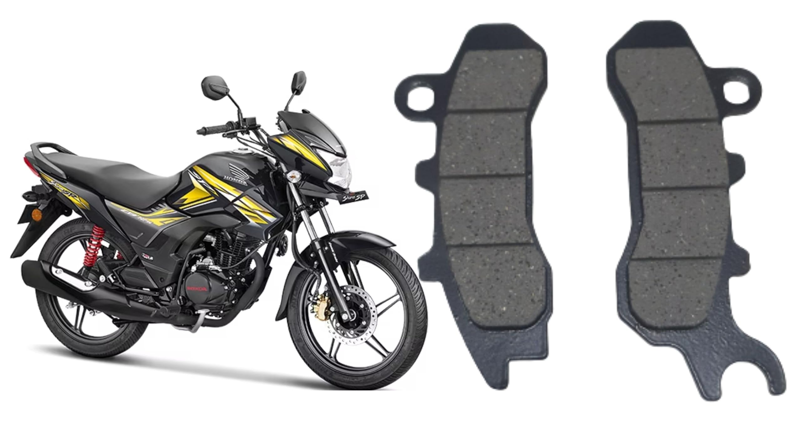**AUTOPLEX Premium Front Brake Pads for Honda Shine BS6 Motorcycle - High-Performance Disc Brake Pads - Perfect for City Commuting & Daily Riding**