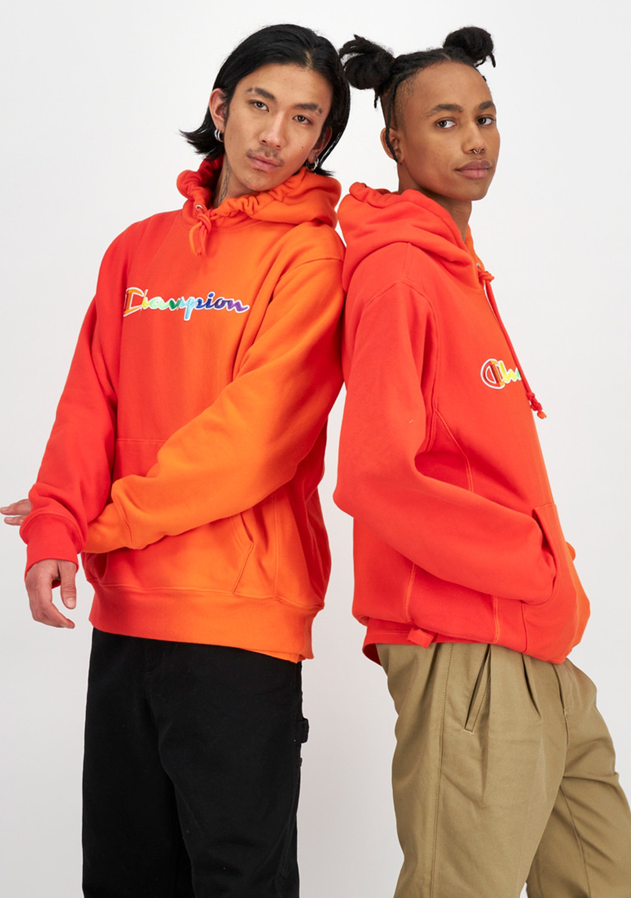 Champion Men's Pride Hoodie - Soft Cotton Pullover Sweatshirt for Casual Wear & Gym | Perfect for Workouts, Lounging & Street Style