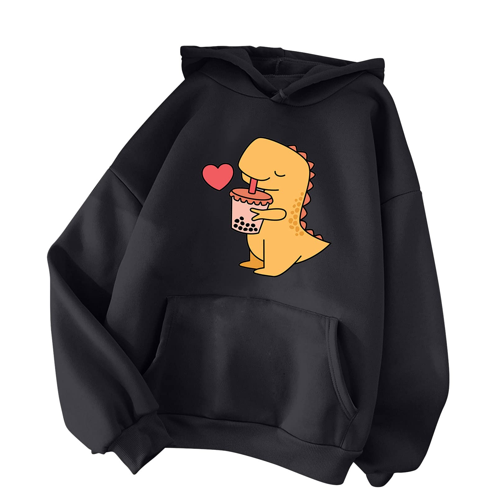 Women's Blank Sweatshirt Hoodie - Long Sleeve Casual Pullover with Drawstring for Warmth | Perfect for Lounge Wear, Gym, and Everyday Fashion
