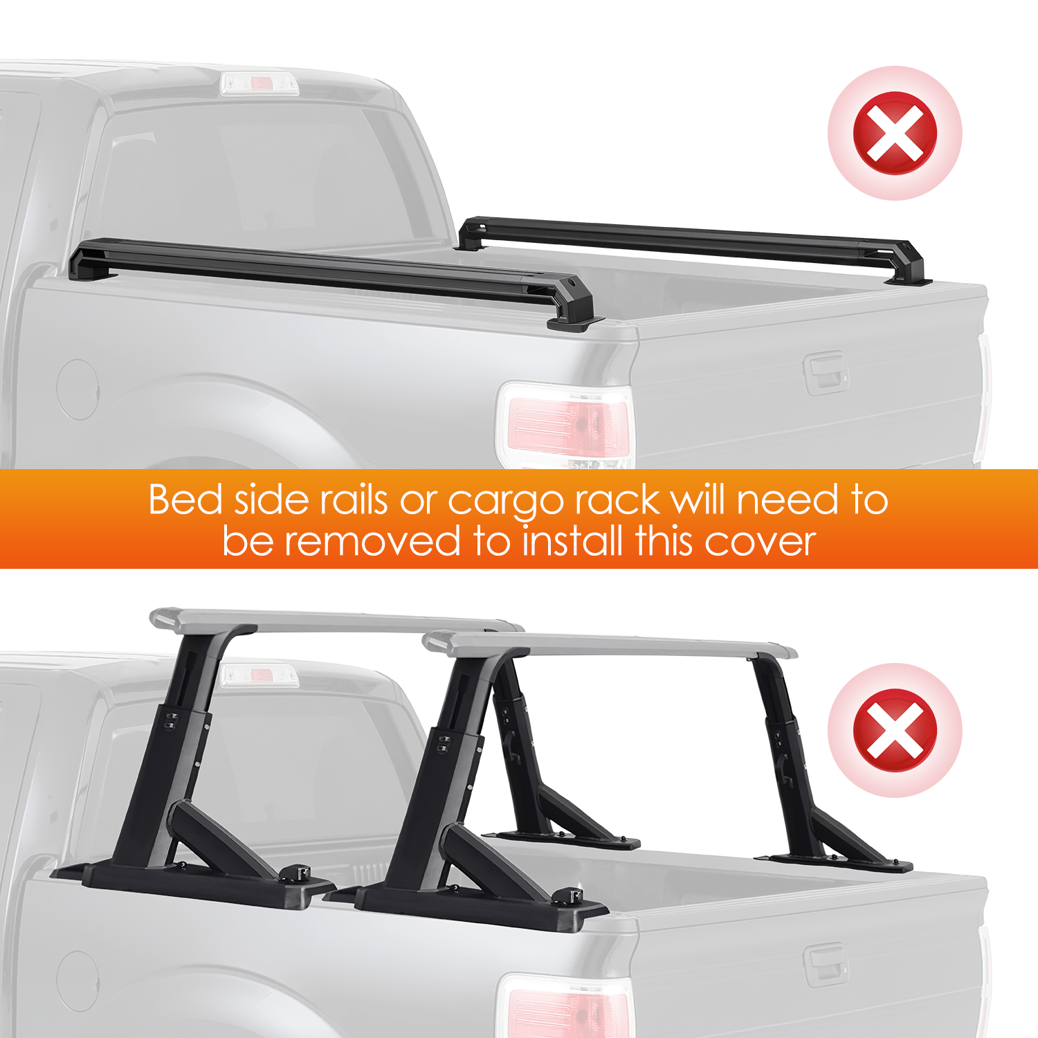 5ft Soft Roll Up Truck Bed Cover for Toyota Tacoma 2005-2015 | Waterproof & Durable Tonneau Cover | Perfect for Camping, Hauling & Outdoor Adventures