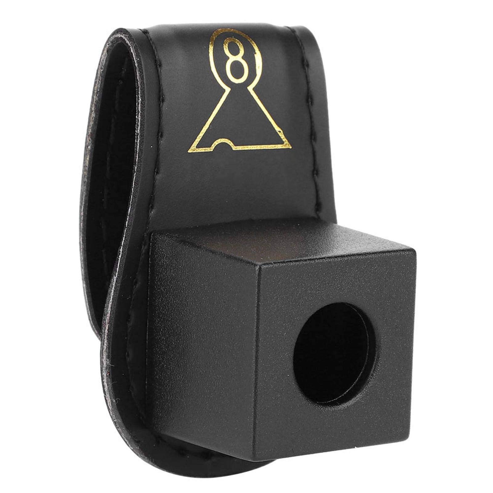 Premium Leather Magnetic Billiard Cue Chalk Holder - Portable Belt Clip for Pool Players - Compact 7x5x4.5cm Design - Perfect for Bars, Game Rooms & Professional Tournaments