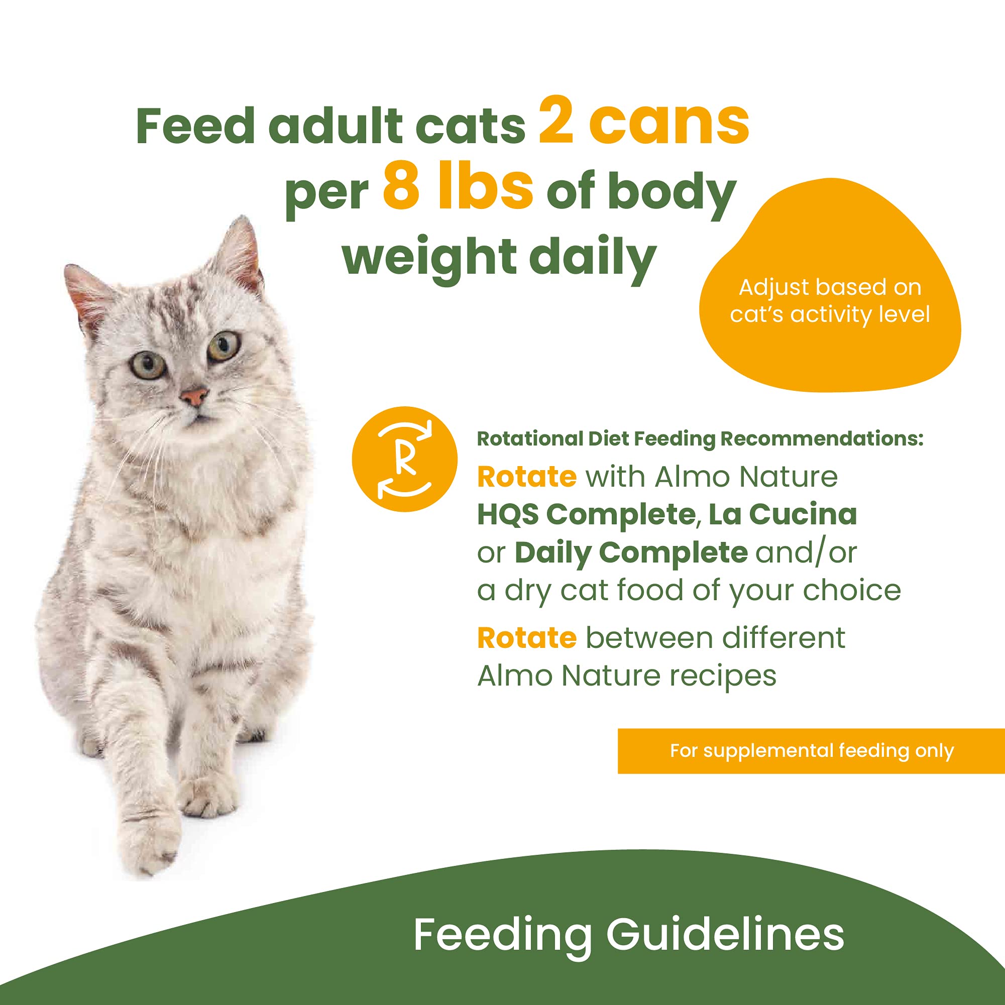 Almo Nature HQS Natural Grain-Free Cat Food Variety Pack - 24 Cans (Pacific Tuna, Chicken & Cheese, Chicken Breast, Chicken & Liver) | Additive-Free Wet Food for Adult Cats | Perfect for Mealtime, Travel & Picky Eaters