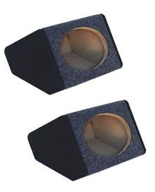 VLYNX 6X9 PANDA Speaker Box Enclosures - MDF Rounded Two-Tone Design for Car Audio & Home Theater Systems - Perfect for Bass Enhancement & Clear Sound Reproduction