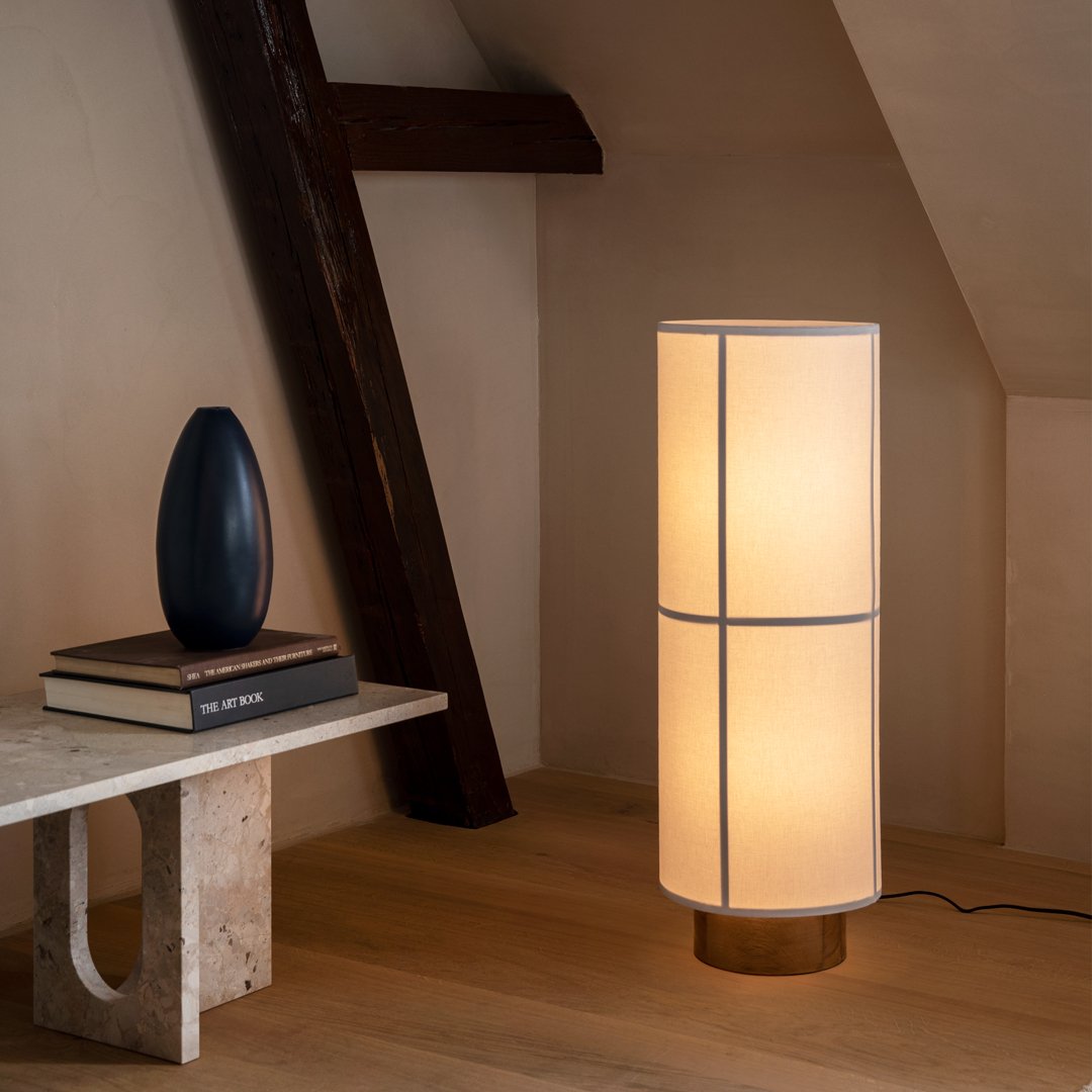 Hashira Floor Lamp - Modern Standing Light for Living Room, Bedroom & Office - Adjustable Height & Dimmable LED - Perfect for Reading, Relaxing & Decor