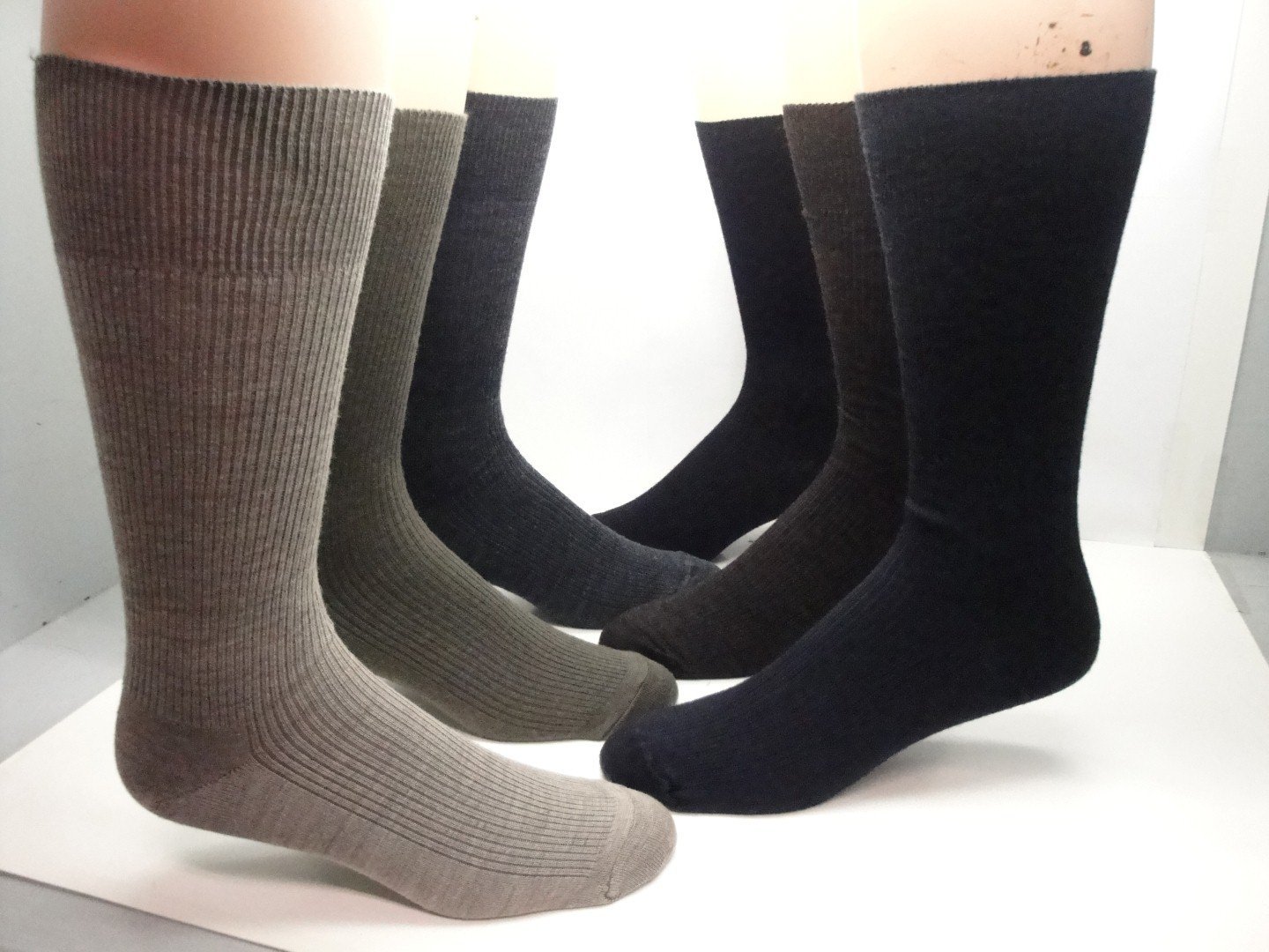 Premium Men's Merino Wool Dress Socks - 12