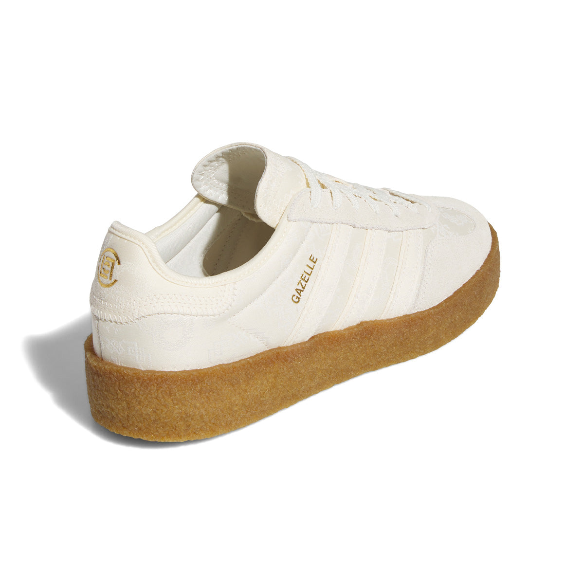CLOT Gazelle 'Silk Cream White' Sneakers - Men's Fashion Streetwear Shoes for Casual Wear & Urban Style