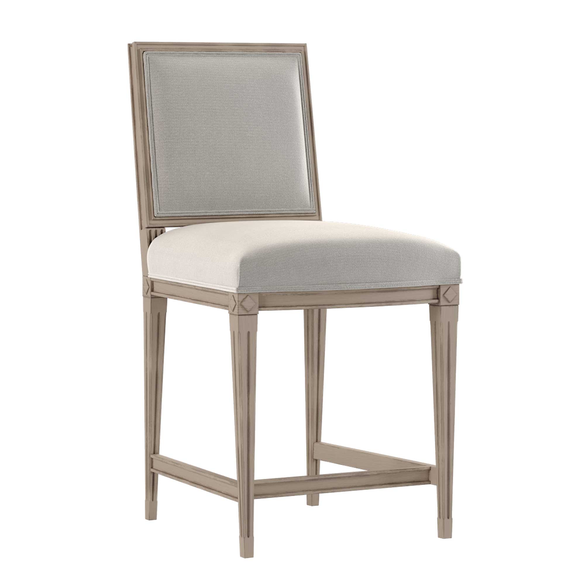 Delphine Modern Counter Stool - Adjustable Height Bar Stool with Cushion for Kitchen Island, Breakfast Bar & Home Decor - Comfortable & Stylish Seating Solution