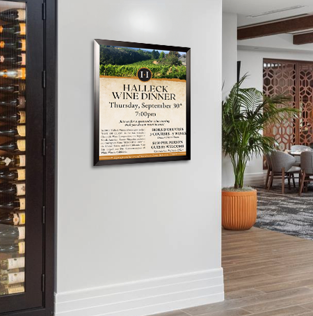 20x26 Poster Frame - Carbon Steel SwingFrame for Wall Display - Perfect for Home Decor, Office Art, and Gallery Exhibits
