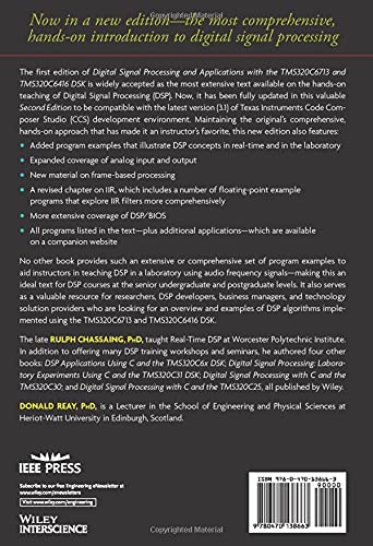 Digital Signal Processing (DSP) with TMS320C6713 & TMS320C6416 DSK - Development Kit for Audio Processing, Communications & Embedded Systems Applications