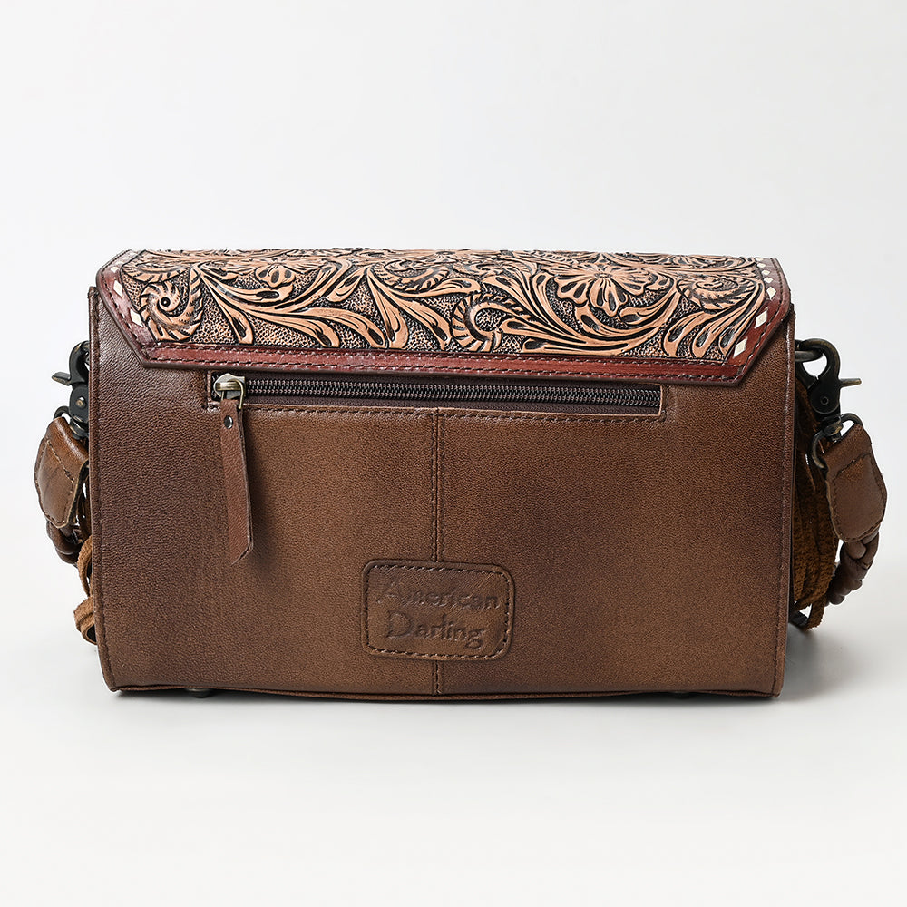 Genuine Western Leather Women's Handbag - American Darling Envelope Purse for Cowgirl Style | Perfect for Rodeo, Country Music Festivals & Western Fashion