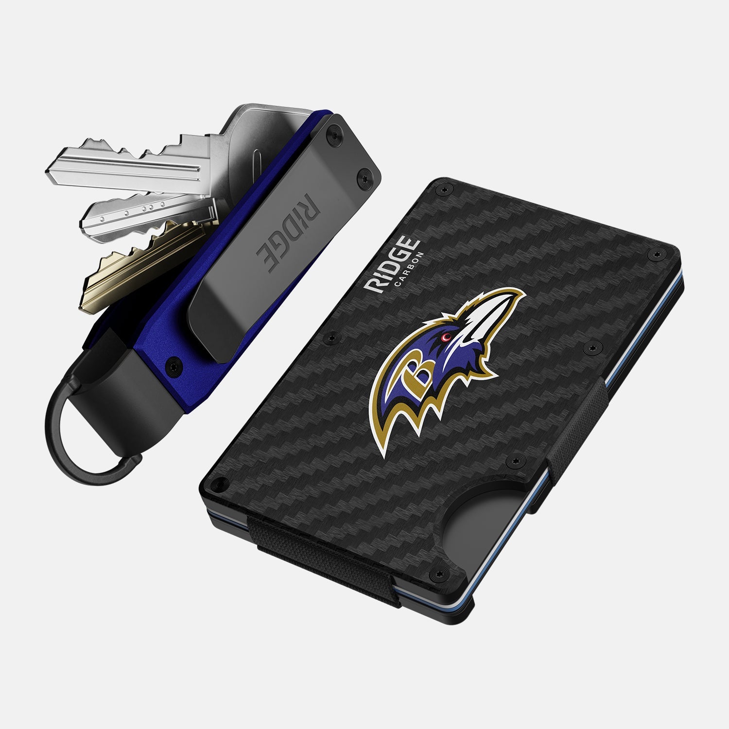 Baltimore Ravens Carbon Fiber 3K Daily Driver Kit - Perfect for NFL Fans, Car Enthusiasts & Tailgating Parties
