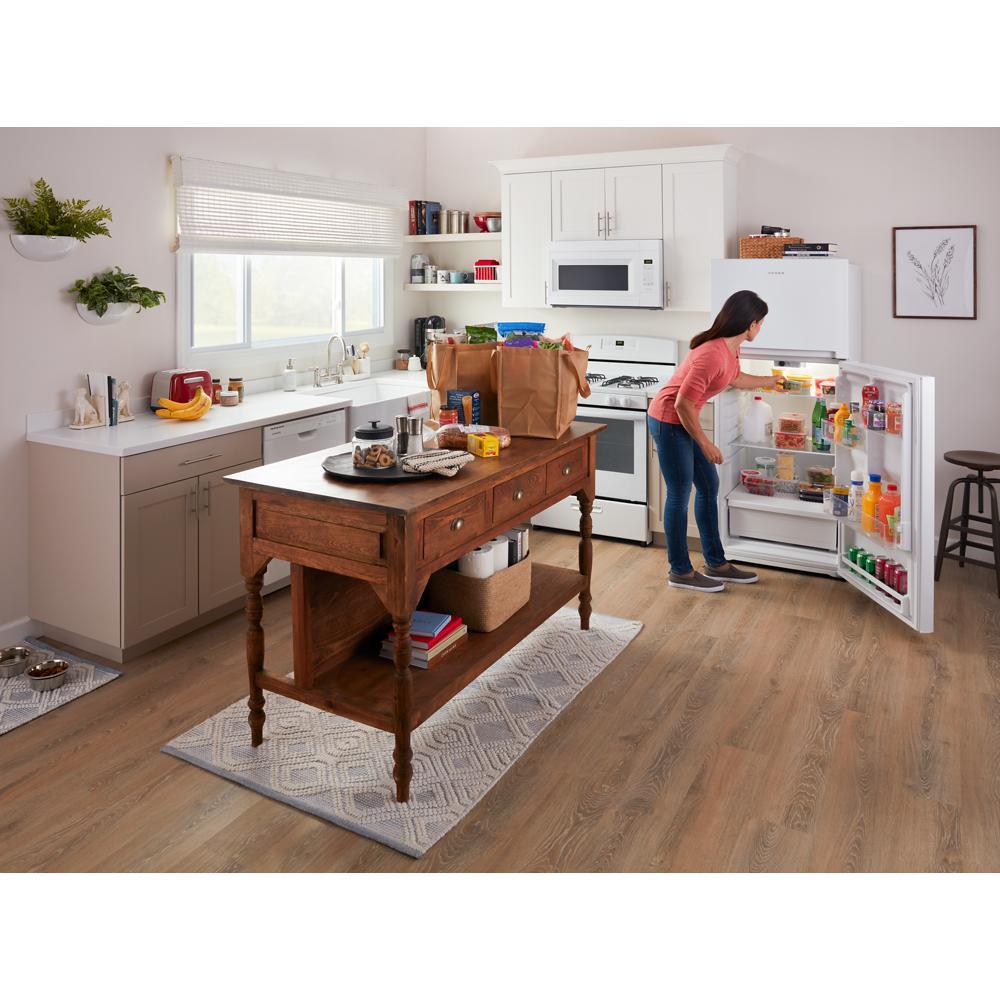 Amana ARTX3028PW 16.4 Cu. Ft. Top Freezer Refrigerator - Energy Efficient, Spacious Design for Home, Apartment & Kitchen Storage