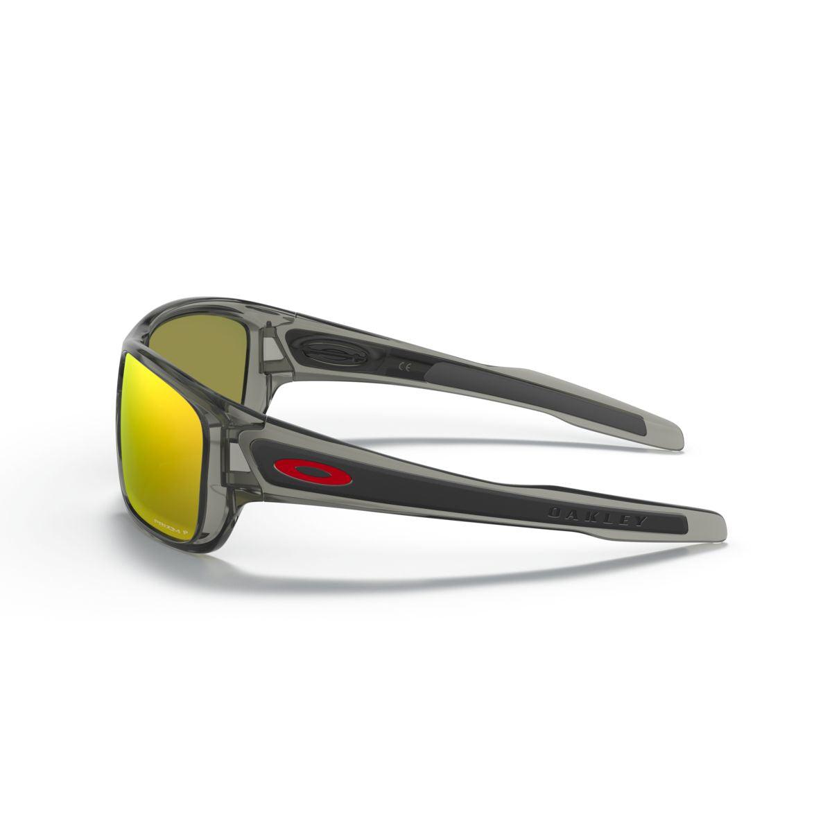 Oakley Turbine Grey Ink/Prizm Ruby Polarized Sunglasses 0OO9263 926357 - Sporty & Stylish for Running, Cycling & Outdoor Activities