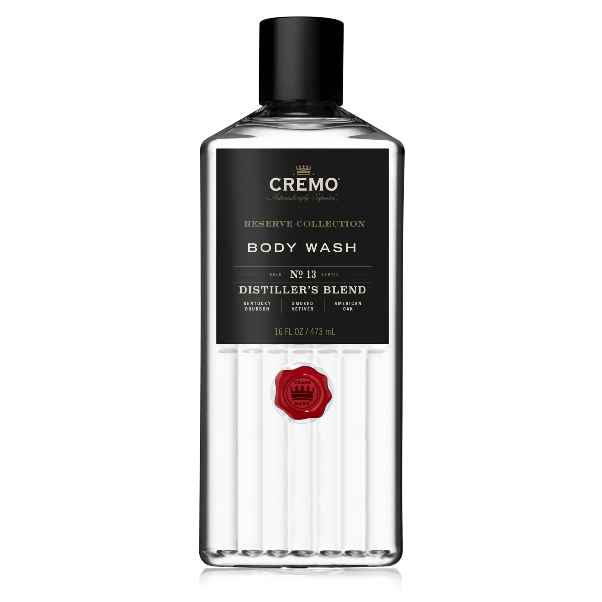 Premium Cremo Men's Body Wash Gift Set - 16oz Woodsy Blue Cedar & Cypress + Kentucky Bourbon Vetiver Oak Scented Shower Gel for Men | Luxury Bath & Grooming Essentials for Daily Use, Travel & Gifts