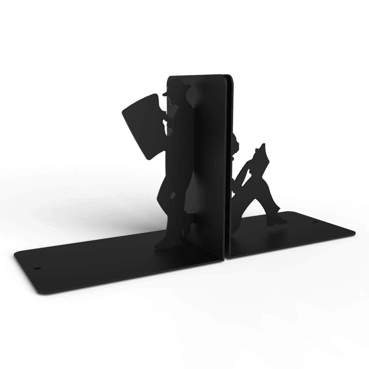 Decorative Bookends & Book Holder Stand - 18x12x18cm Office Organizer for Bookshelf, Desk & Reading Accessories - Perfect for Home, Office & Library Use