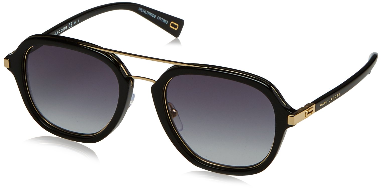 Marc Jacobs Marc172/S Aviator Sunglasses for Women - Polarized UV Protection Pilot Style Shades - Perfect for Driving, Beach & Outdoor Activities