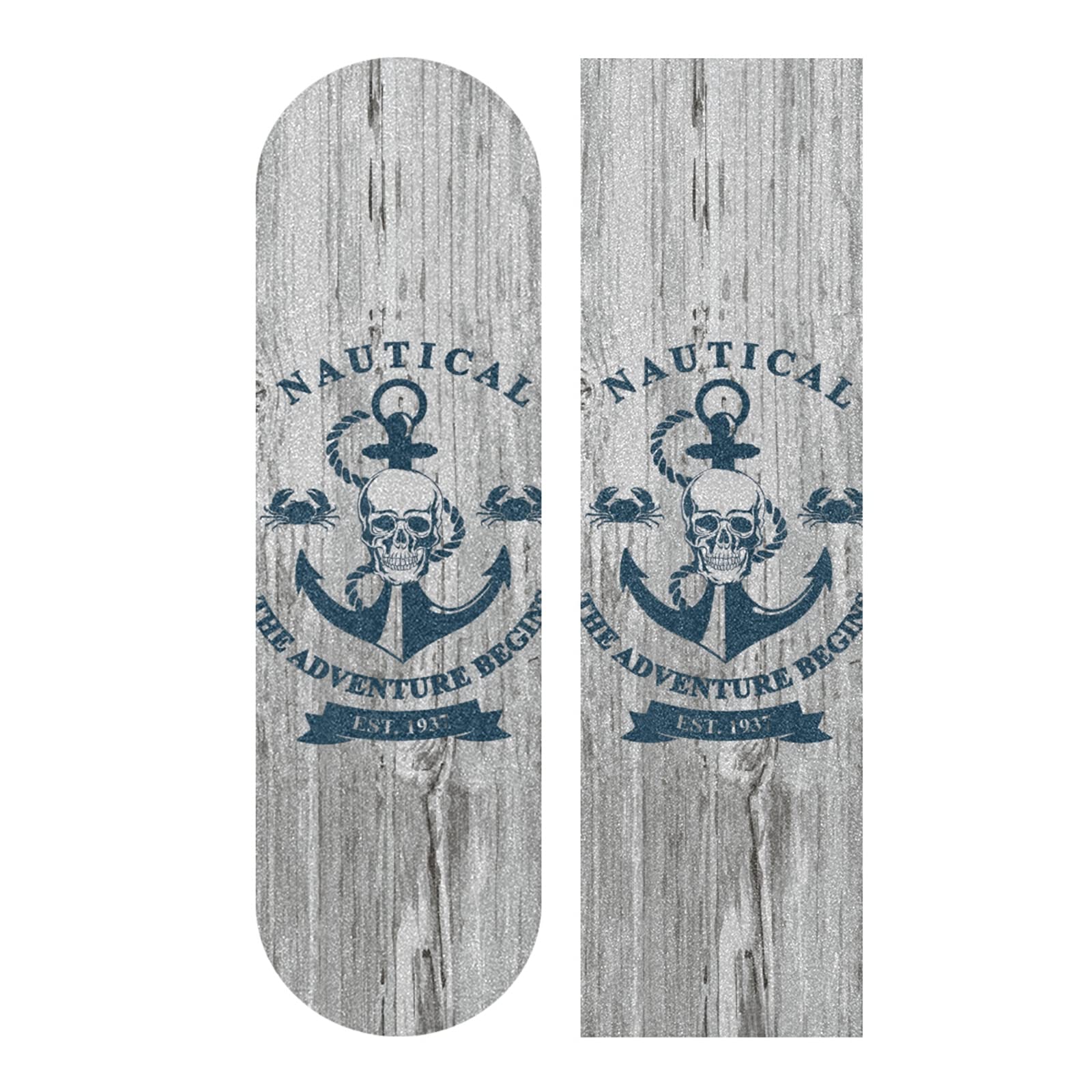 Poeticcity Waterproof Skateboard Grip Tape - Anti-Slip Longboard & Scooter Griptape Sheets, Tear-Resistant Sandpaper Sticker Roll for Easy Bubble-Free Application | Perfect for Skateboards, Longboards, Scooters & DIY Projects