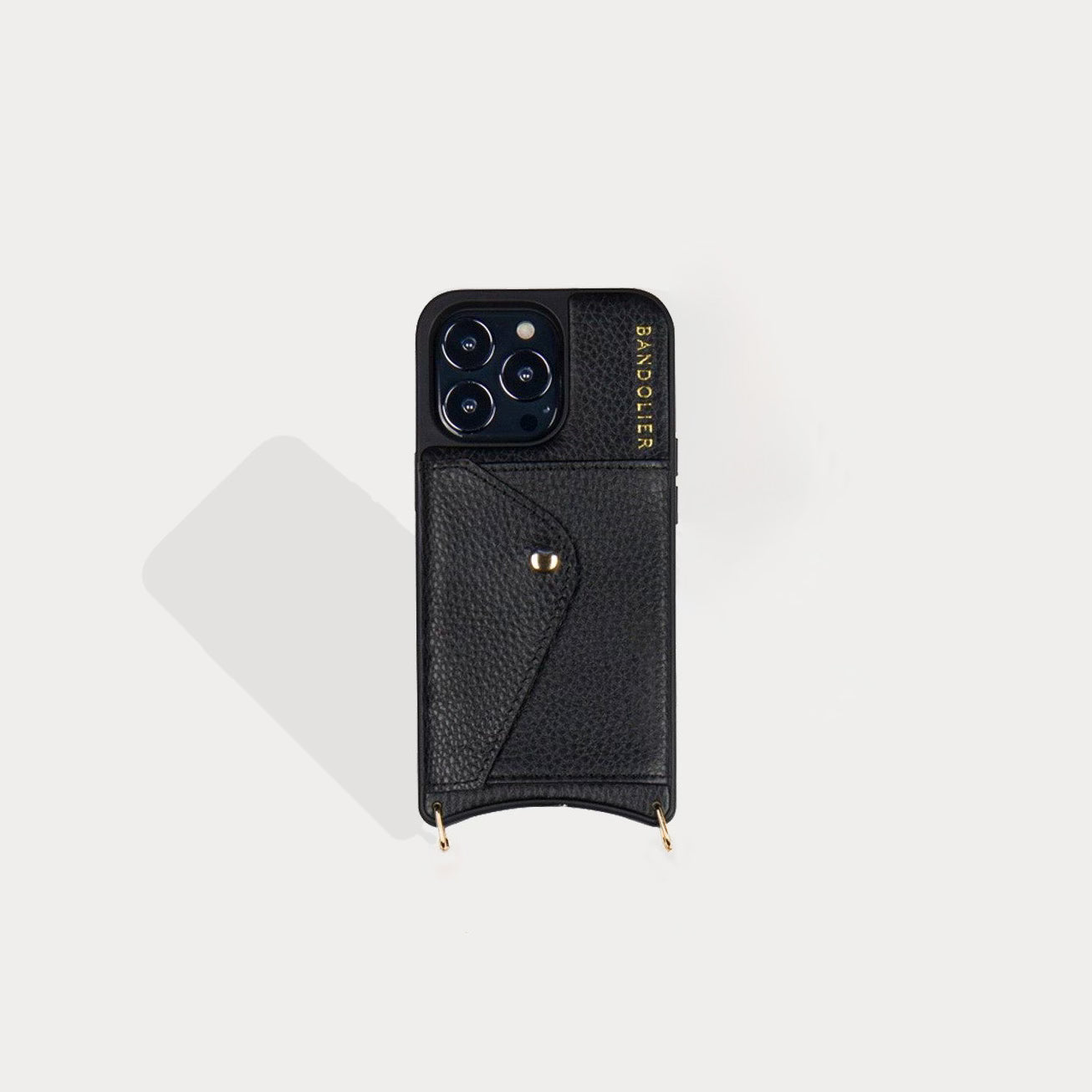 Premium Side Slot Phone Case - Slim Fit Black & Gold Design | Durable Protection for iPhone & Samsung | Perfect for Everyday Use, Work & Travel