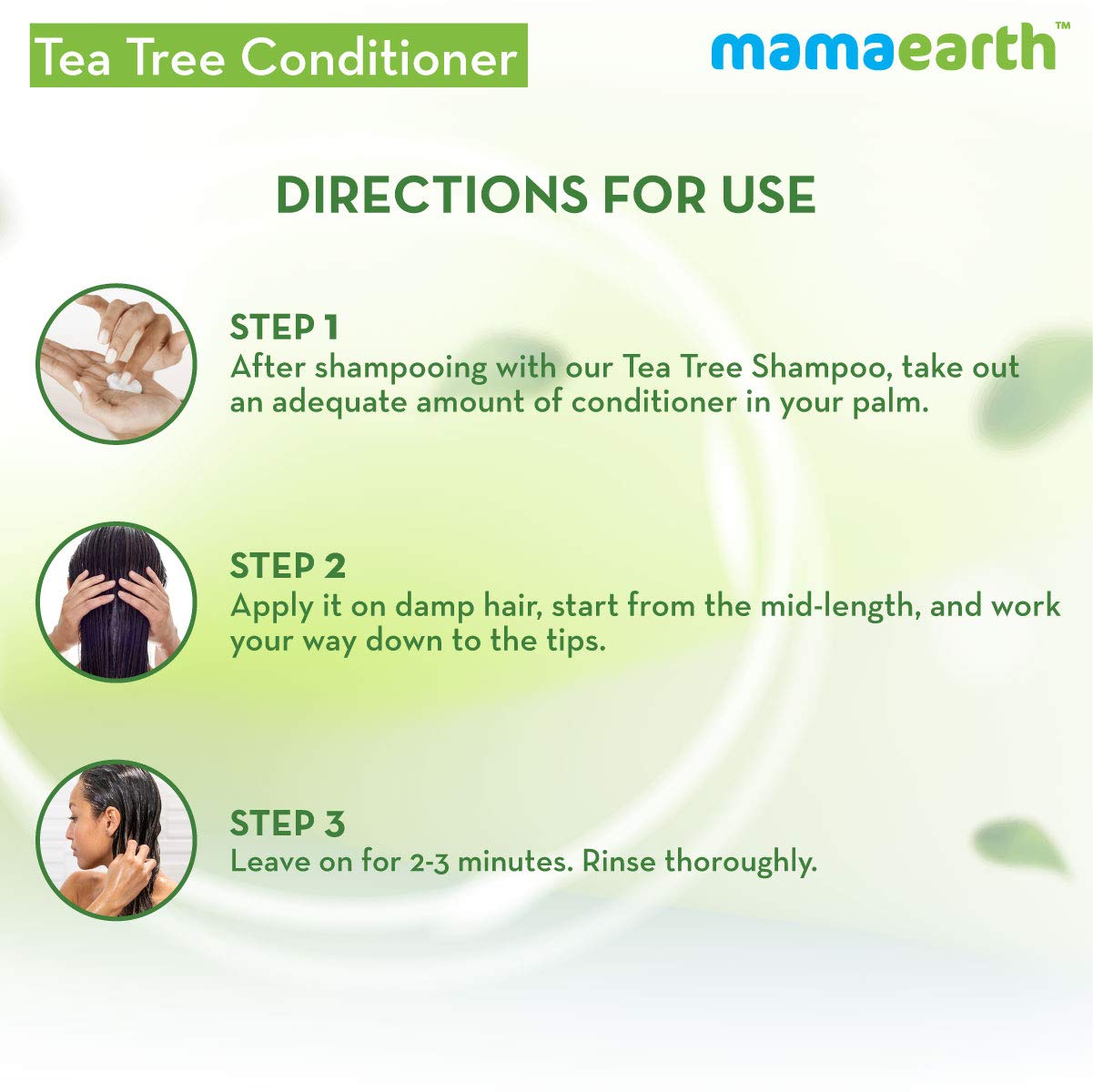Mamaearth Anti Dandruff Conditioner with Tea Tree & Ginger Oil - 250ml for Dandruff-Free Hair & Scalp Care | Natural Hair Treatment for Dry, Itchy Scalp | Daily Use for Healthy, Shiny Hair
