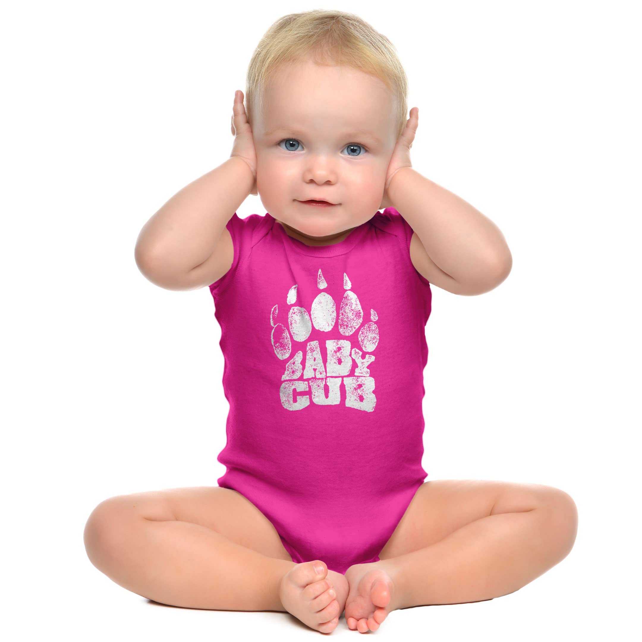 Texas Tees Baby Onesie - Pink Sister Bear Shirt 3-6 mo for Newborn Gifts