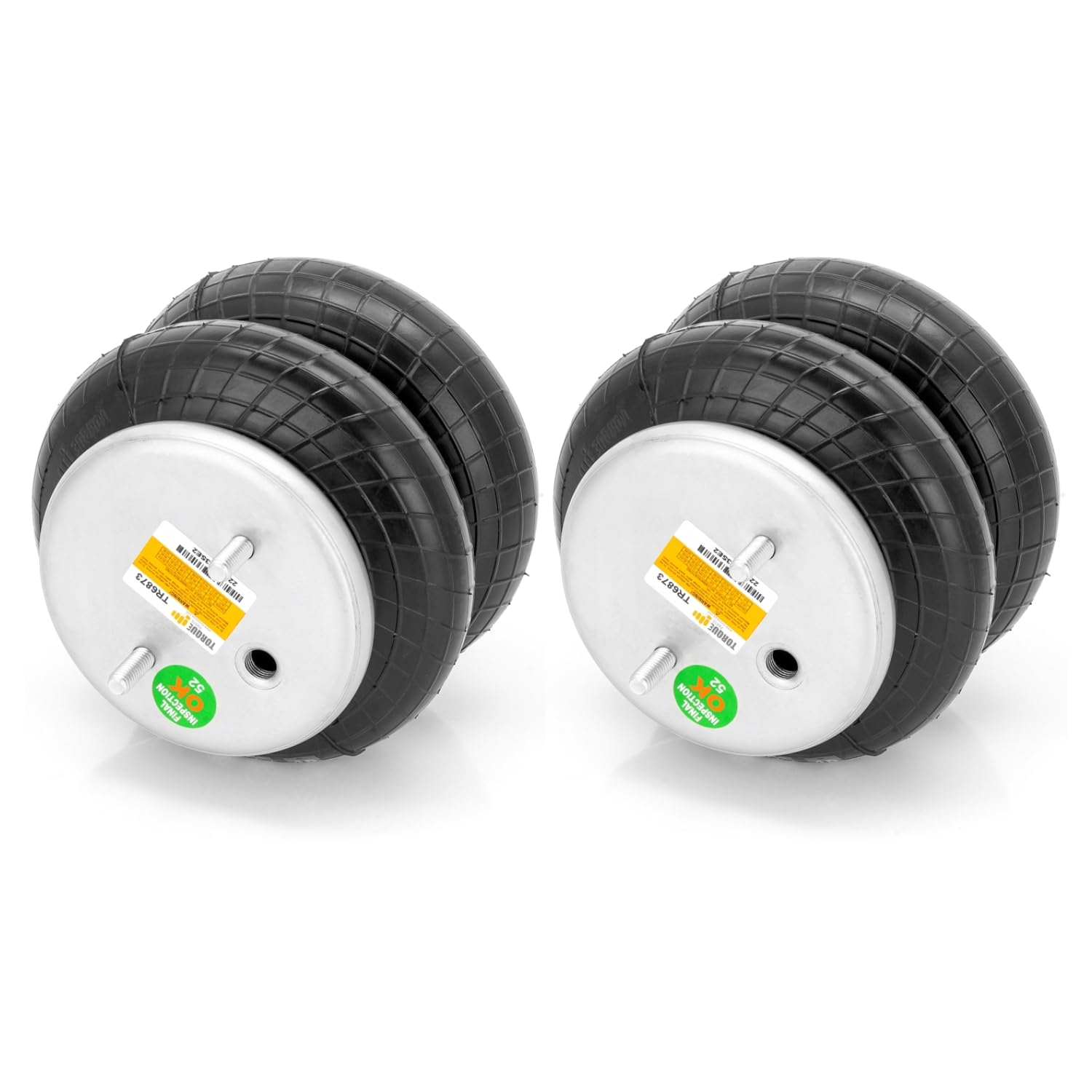 TORQUE 2-Pack TR6873 Air Bag Replacement - Compatible with Firestone 6873 Ride-Rite Air Suspension Kits | Durable Air Spring for Heavy-Duty Trucks & Trailers | Perfect for Towing, Hauling & Off-Road Adventures