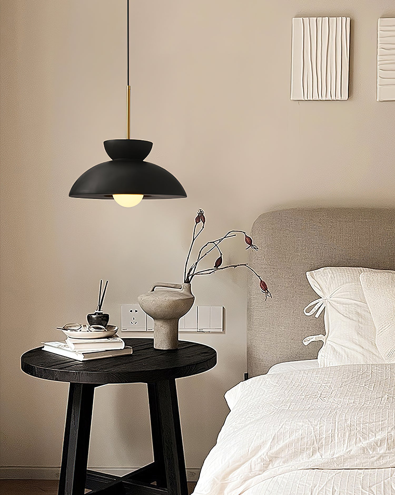 Augustus Pendant Lamp - Modern Hanging Light Fixture for Kitchen Island, Dining Room & Bedroom | Dimmable LED Chandelier with Adjustable Height