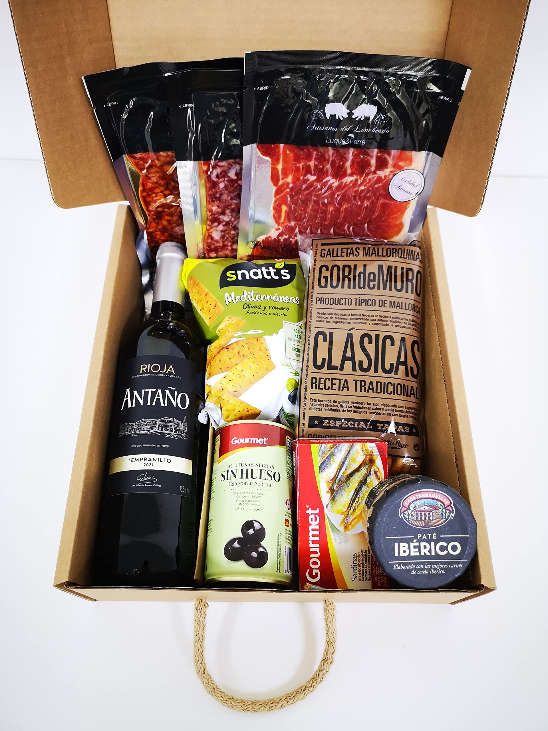 Spanish Tapas Gift Box for Two - Authentic Spain Gourmet Food Gift Set for Men & Women | Perfect for Date Night, Dinner Parties & Spain Lovers | Fine Spanish Delicacies & Specialties