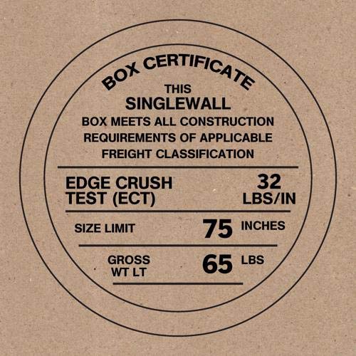 14x14x14 Heavy Duty Corrugated Moving Boxes - 44 ECT Single Wall Shipping Boxes (Pack of 175) | Durable Storage & Moving Supplies for Business, Office & Home | Perfect for Packing, Shipping & Relocation