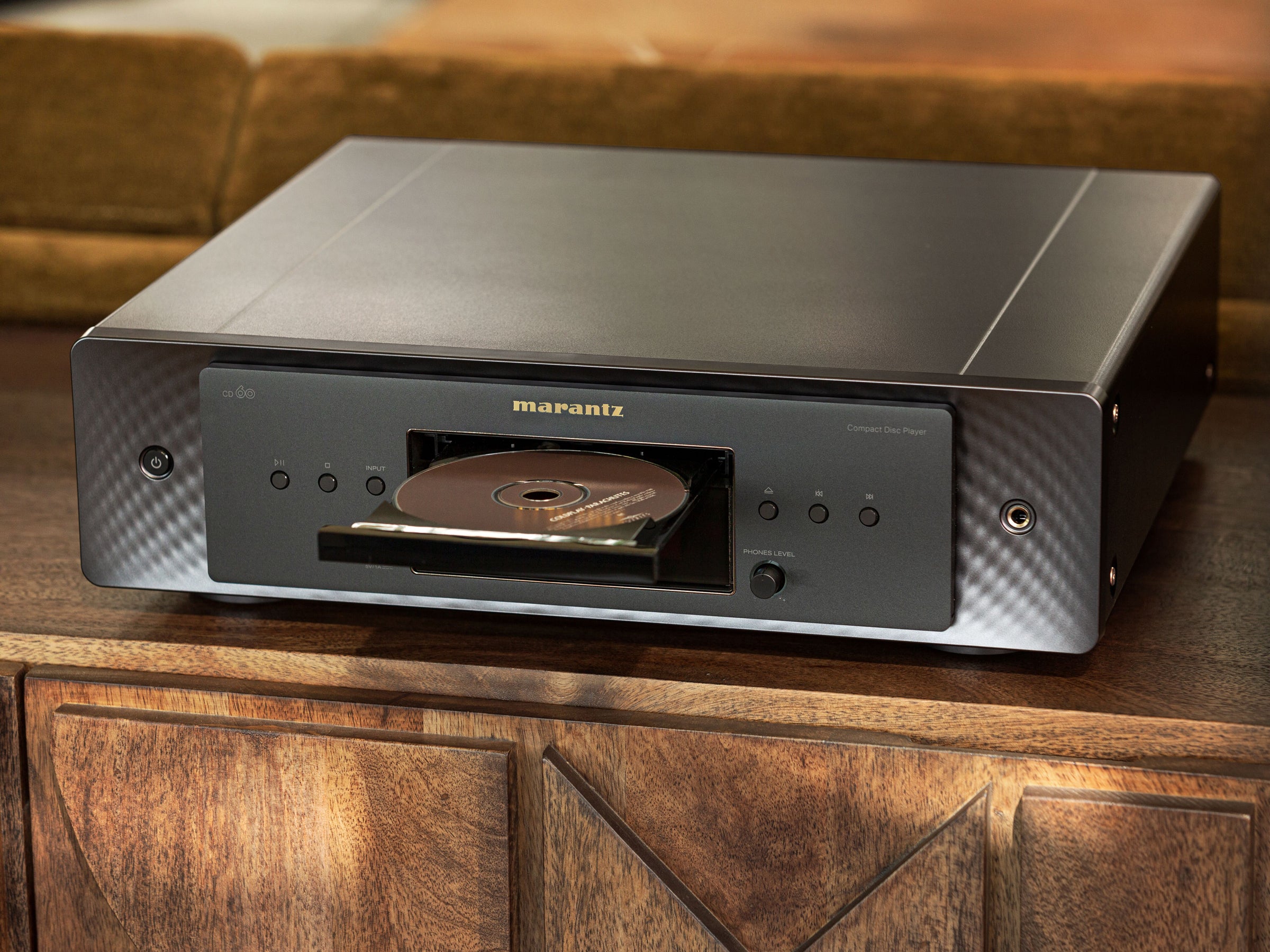 Marantz CD 60 CD Player - High-Fidelity Audio CD Player with USB Playback | Perfect for Home Audio Systems & Music Enthusiasts
