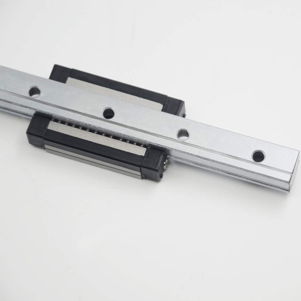 MGN12 300mm Linear Rail Guide with MGN12H Stainless Steel Carriage Block - Compatible with Ender 3, Corexy, Tronxy, Delta Kossel 3D Printers & CNC Machines - Precision Upgrade for Smooth Motion & Enhanced Printing Quality - Perfect for DIY 3D Printer Modifications and CNC Router Builds