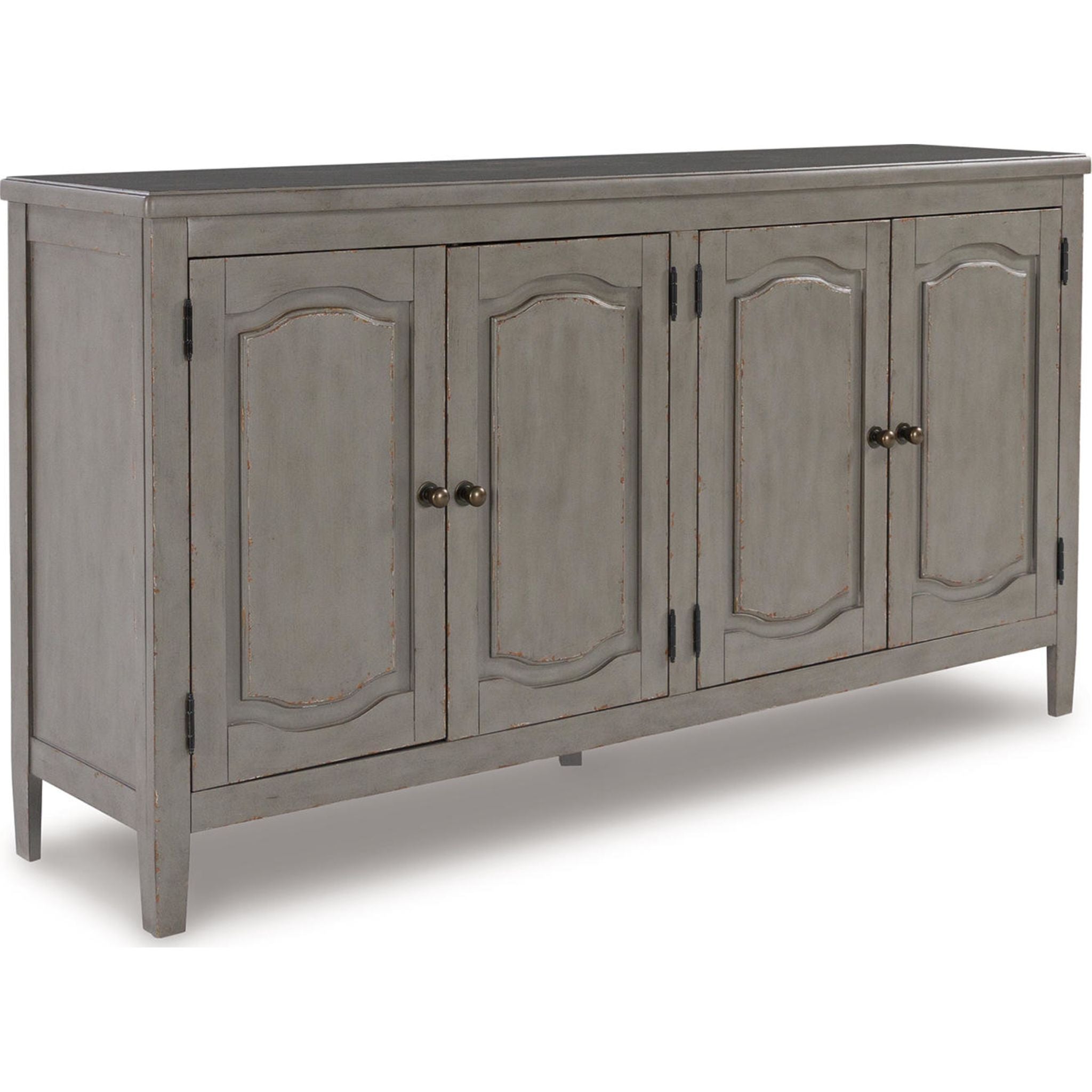 Charina Accent Cabinet - Stylish Storage Cabinet with 2 Doors & Shelves for Living Room, Bedroom, or Entryway - Perfect for Home Decor & Organization