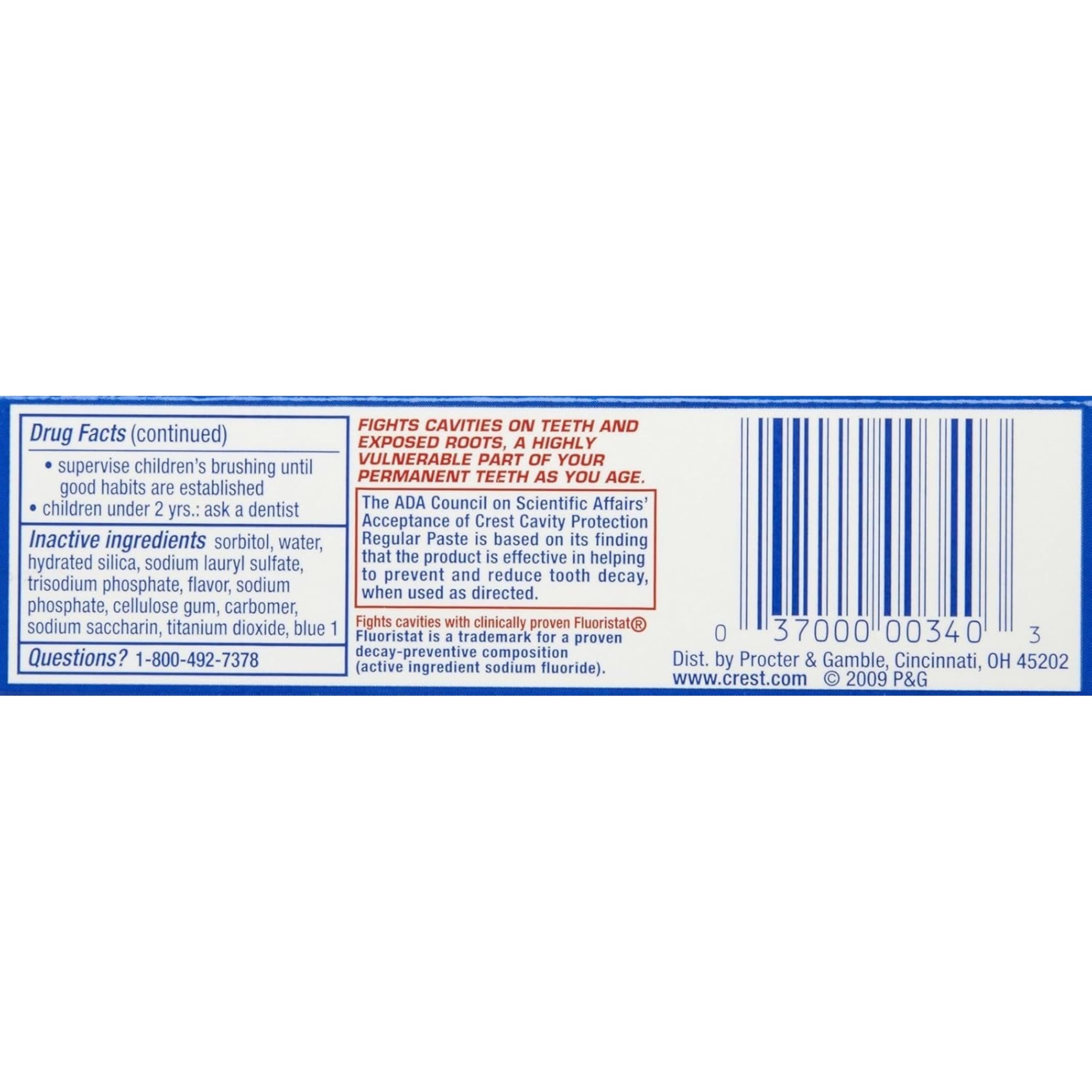Crest Cavity Protection Fluoride Toothpaste - Travel Size .85 oz (24g) Pack of 10 | Fresh Mint Flavor for Daily Oral Care | Perfect for Travel, Gym & On-the-Go Use