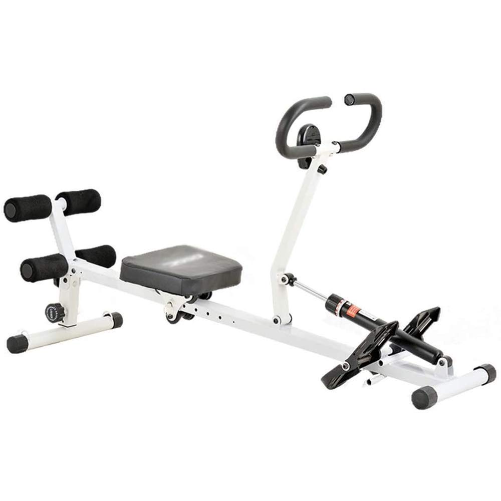 Foldable Rowing Machine with Adjustable Resistance - Compact Indoor Fitness Equipment for Home Workouts | Ultra Quiet Aerobic Exercise Machine for Cardio Training & Full-Body Workouts | Perfect for Small Spaces & Home Gym