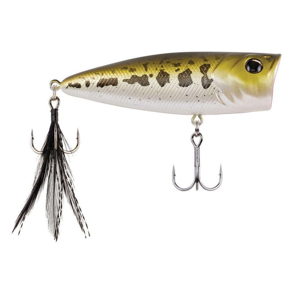 Berkley Bullet Pop Poppers - Topwater Fishing Lures for Bass, Trout & Pike - Perfect for Freshwater & Saltwater Fishing Adventures