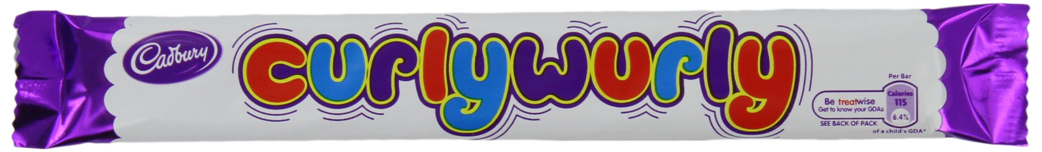 Cadbury Curly Wurly Chocolate Candy Bar - 60 Count (21.5g Each) | Chewy Caramel & Milk Chocolate Treat | Perfect for Parties, Gifts & Snacking