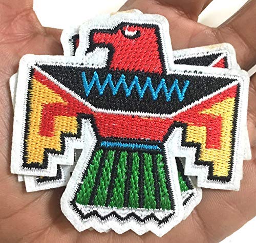 Aztec Inca Maya Iron On Patches - Mexican Cultural Flags for Jeans, Jackets, Hats & Backpacks - Unisex Fashion Accessories for Men & Women - Perfect for DIY Clothing Customization & Festival Outfits